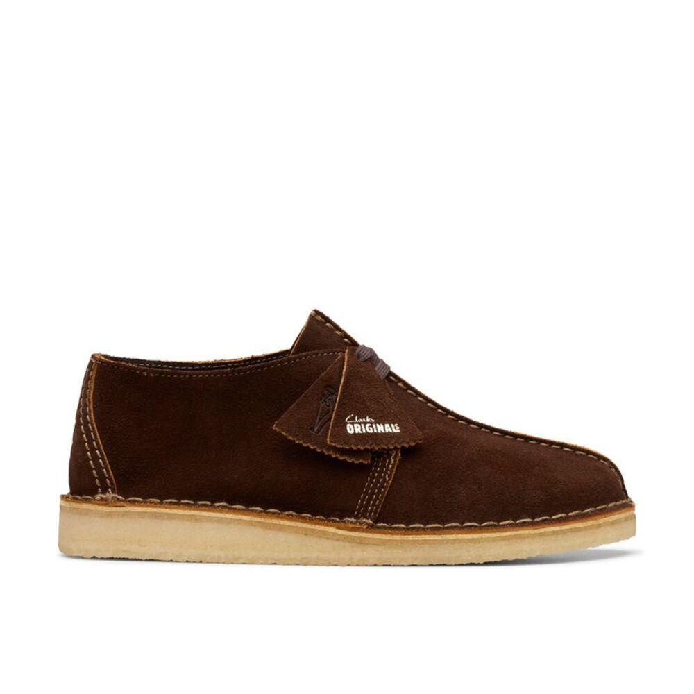 Clarks Mens Desert Trek Brown Shoes (NWT)